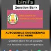 M-Scheme Quest Bank for Automobile