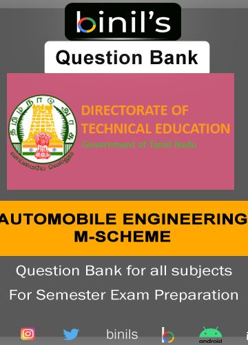 M-Scheme Quest Bank for Automobile