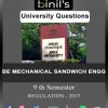 question paper Mechanical Sandwitch 9th sem