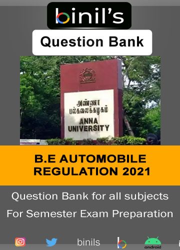 Reg-2021 automobile question bank