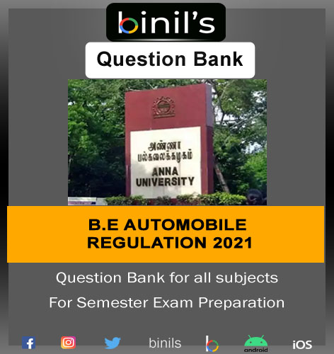 Reg-2021 automobile question bank