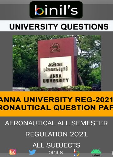 Aeronautical 2021 university question paper