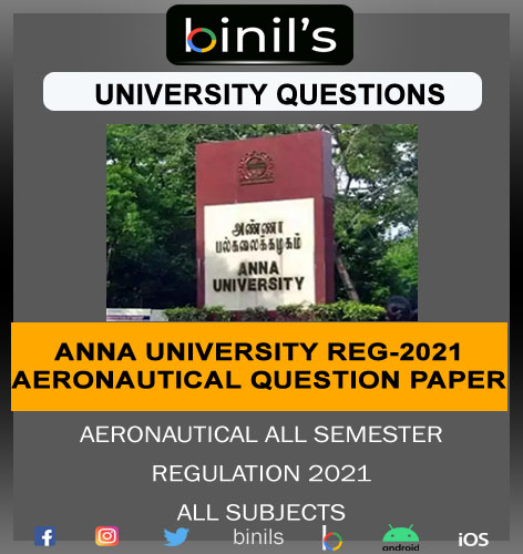 Aeronautical 2021 university question paper