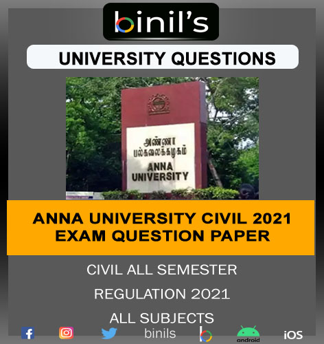 anna university phd entrance exam model question paper for civil