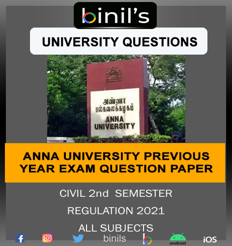 Reg-2021 Civil 2nd sem question paper