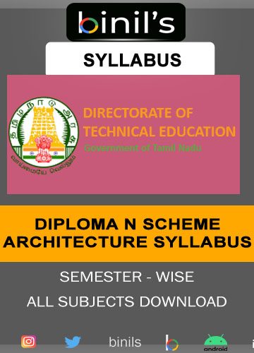 Diploma N scheme Architecture syllabus