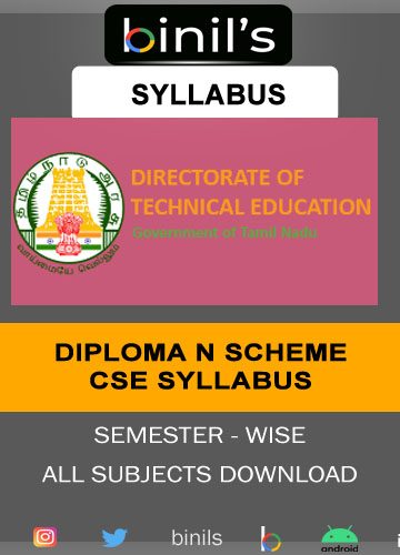 Diploma N scheme CSE syllabus