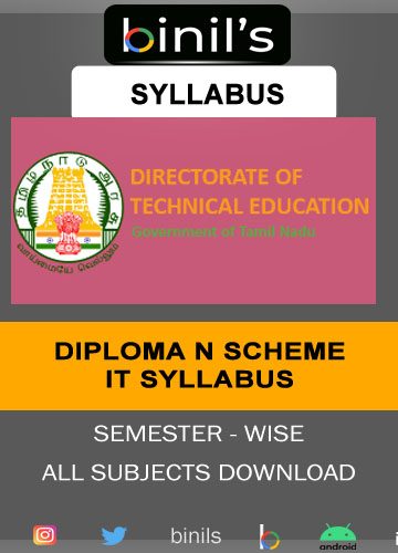 Diploma N scheme IT syllabus