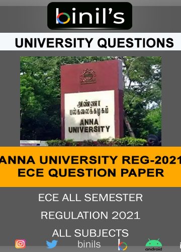 ECE 2021 university question paper