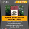 Special Examination Nov -Dec 2022