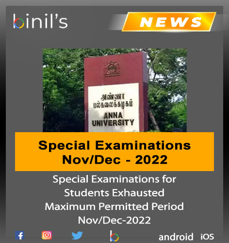 Special Examination Nov -Dec 2022