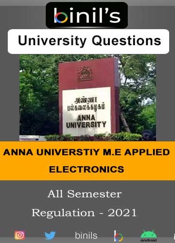 Applied Electronics previous question paper