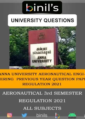 Aeronautical engg 3rd sem reg 2021