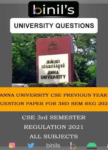 CSE Previous question paper